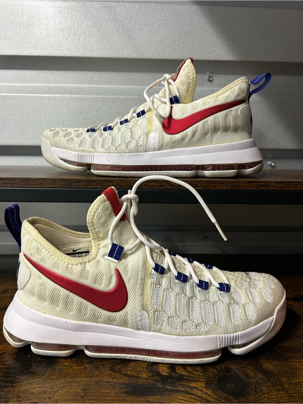 Nike Zoom KD 9 Kevin Durant Independence Day USA 843392-160 Size 10.5